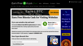 What Earnfreebitcoins.com website looked like in 2021 (3 years ago)