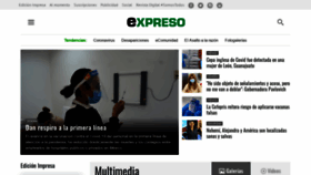 What Expreso.com.mx website looked like in 2021 (4 years ago)