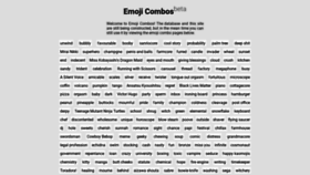 What Emojicombos.com website looked like in 2021 (3 years ago)