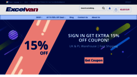 What Excelvan.com website looked like in 2021 (3 years ago)