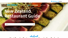 What Eatout.nz website looked like in 2021 (3 years ago)