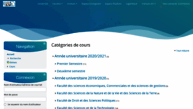 What Elearning.univ-km.dz website looked like in 2021 (3 years ago)