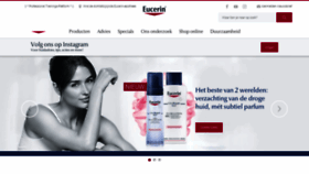 What Eucerin.nl website looked like in 2021 (3 years ago)