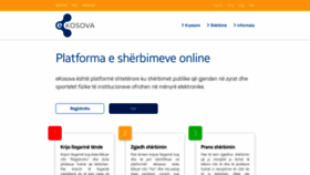 What Ekosova.rks-gov.net website looked like in 2021 (3 years ago)