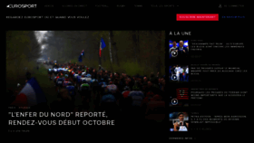 What Eurosport.fr website looked like in 2021 (3 years ago)