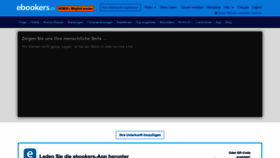 What Ebookers.ch website looked like in 2021 (3 years ago)