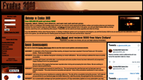 What Exodus3000.com website looked like in 2021 (3 years ago)