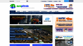 What Euro-petrole.com website looked like in 2021 (3 years ago)