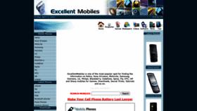 What Excellentmobiles.com website looked like in 2021 (3 years ago)