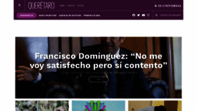 What Eluniversalqueretaro.mx website looked like in 2021 (3 years ago)