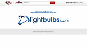 What Elightbulbs.com website looked like in 2021 (3 years ago)