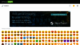 What Emojicopy.com website looked like in 2021 (3 years ago)