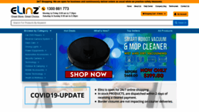 What Elinz.com.au website looked like in 2021 (4 years ago)