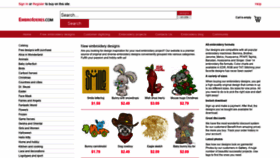 What Embroideres.com website looked like in 2021 (3 years ago)