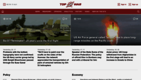What En.topwar.ru website looked like in 2021 (3 years ago)