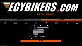 What Egybikers.com website looked like in 2021 (3 years ago)