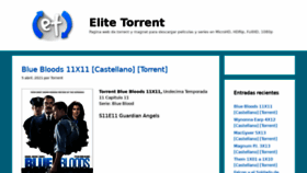 What Elite-torrente.com website looked like in 2021 (3 years ago)