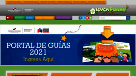 What Educapanama.edu.pa website looked like in 2021 (3 years ago)