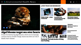 What Environmentalhealthnews.org website looked like in 2021 (3 years ago)
