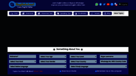 What Englishaunt.com website looked like in 2021 (3 years ago)