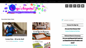 What Enzasbargains.com website looked like in 2021 (3 years ago)