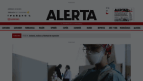 What Eldiarioalerta.com website looked like in 2021 (3 years ago)