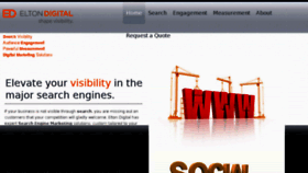 What Eltondigital.com website looked like in 2011 (13 years ago)