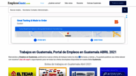What Empleosguate.com website looked like in 2021 (3 years ago)