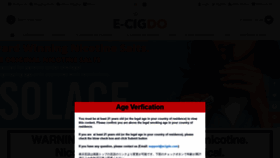 What Ecigdo.com website looked like in 2021 (3 years ago)