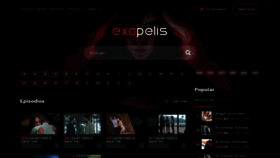 What Exapelis.com website looked like in 2021 (3 years ago)