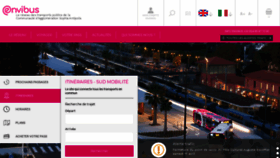 What Envibus.fr website looked like in 2021 (3 years ago)