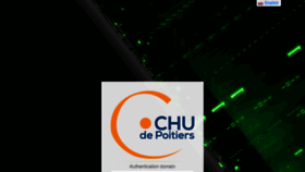What Extranet.chu-poitiers.fr website looked like in 2021 (3 years ago)