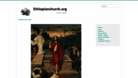 What Ethiopianchurch.org website looked like in 2021 (3 years ago)