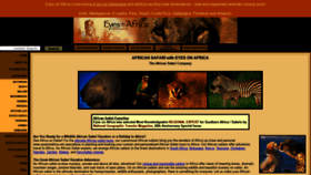 What Eyesonafrica.net website looked like in 2021 (3 years ago)