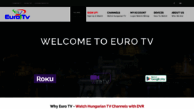 What Eurotv.ca website looked like in 2021 (3 years ago)