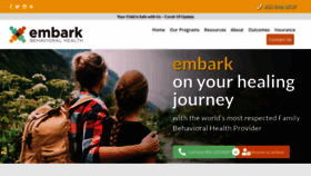 What Embarkbh.com website looked like in 2021 (3 years ago)