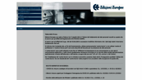 What Edizionieuropee.it website looked like in 2021 (3 years ago)