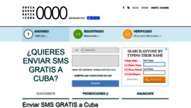 What Enviarsmsgratisacuba.com website looked like in 2021 (3 years ago)