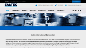 What Eastekinternational.com website looked like in 2021 (3 years ago)