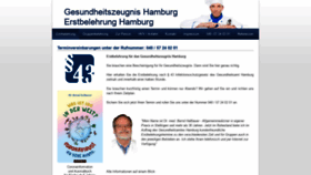What Erstbelehrung-hamburg.de website looked like in 2021 (3 years ago)