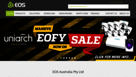 What Eos.com.au website looked like in 2021 (3 years ago)