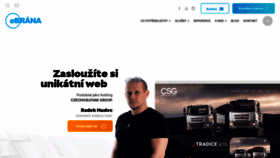 What Ebrana.cz website looked like in 2021 (4 years ago)