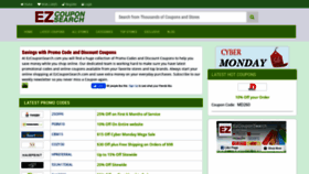 What Ezcouponsearch.com website looked like in 2021 (3 years ago)