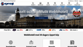 What Egensajt.se website looked like in 2021 (3 years ago)
