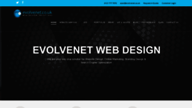 What Evolvenet.co.uk website looked like in 2021 (3 years ago)