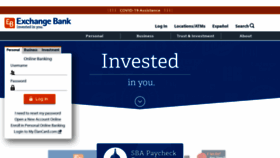 What Exchangebank.com website looked like in 2021 (2 years ago)
