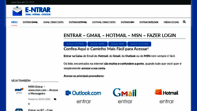 What Entrar.inf.br website looked like in 2021 (3 years ago)