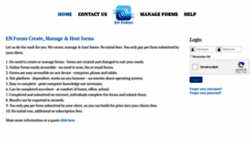 What Enforms.co.za website looked like in 2021 (3 years ago)