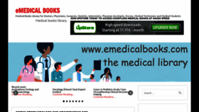 What Emedicalbooks.com website looked like in 2021 (3 years ago)