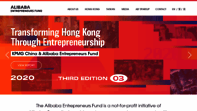 What Ent-fund.org website looked like in 2021 (3 years ago)